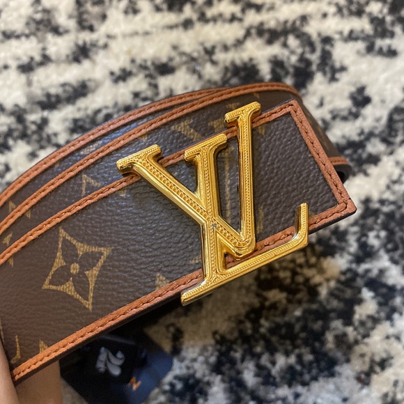 LOUIS VUITTON LV Chain 30mm Reversible Belt size 90 - Picture 2 of 6